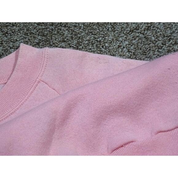 Vtg 90s Jerzees L Pink Abyssinian Cat Pharaoh Sweatshirt Sacred Ancient Egypt - Picture 8 of 13